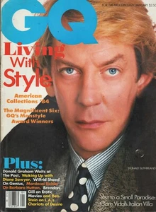 GQ Januar 1984 Donald Sutherland AVEDON Steven MEISEL Tom WOLFE MODEMODELLE - Bild 1 von 2