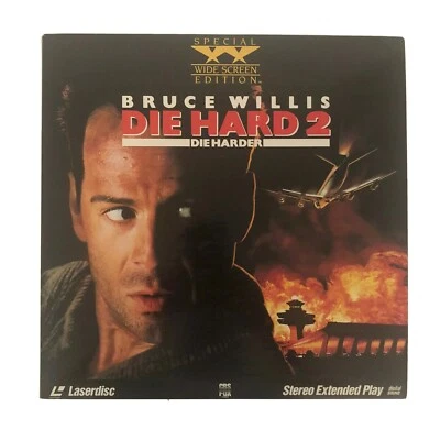Die Hard 2 Die Harder Widescreen Edition Laserdisc Movie 1990 Bruce Willis  - Image 1 of 3