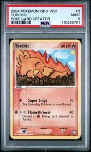 PSA 9 Torchic Illustration WB 3 Poke Card Creator Pack Promo Englisch Pokemon - Bild 1 von 2