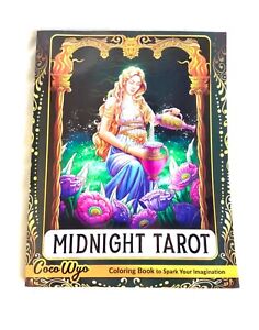 Coloring Book Midnight Tarot Adult, Features 78 Tarot Cards Coco Wyo Publishing