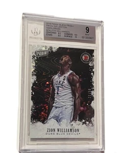 Zion Williamson Rookie Card RC BGS 9 SWIRLORAMA 2019 Panini Black Friday /50 sp - Picture 1 of 4