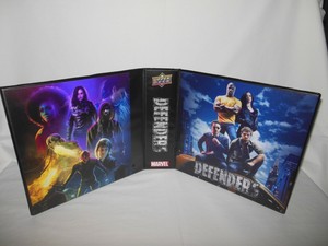 Custom Made 3 Inch 2018 The Defenders Trading Card Binder Graphic Inserts