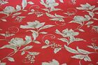 Swaffer Red/White - Upholstery, Curtain, Cushion, Blind, Furnishing Fabric