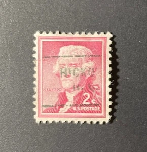 Hickory, North Carolina Type 703 Precancel - 2 cents Jefferson - U.S. #1033 - NC - Picture 1 of 1