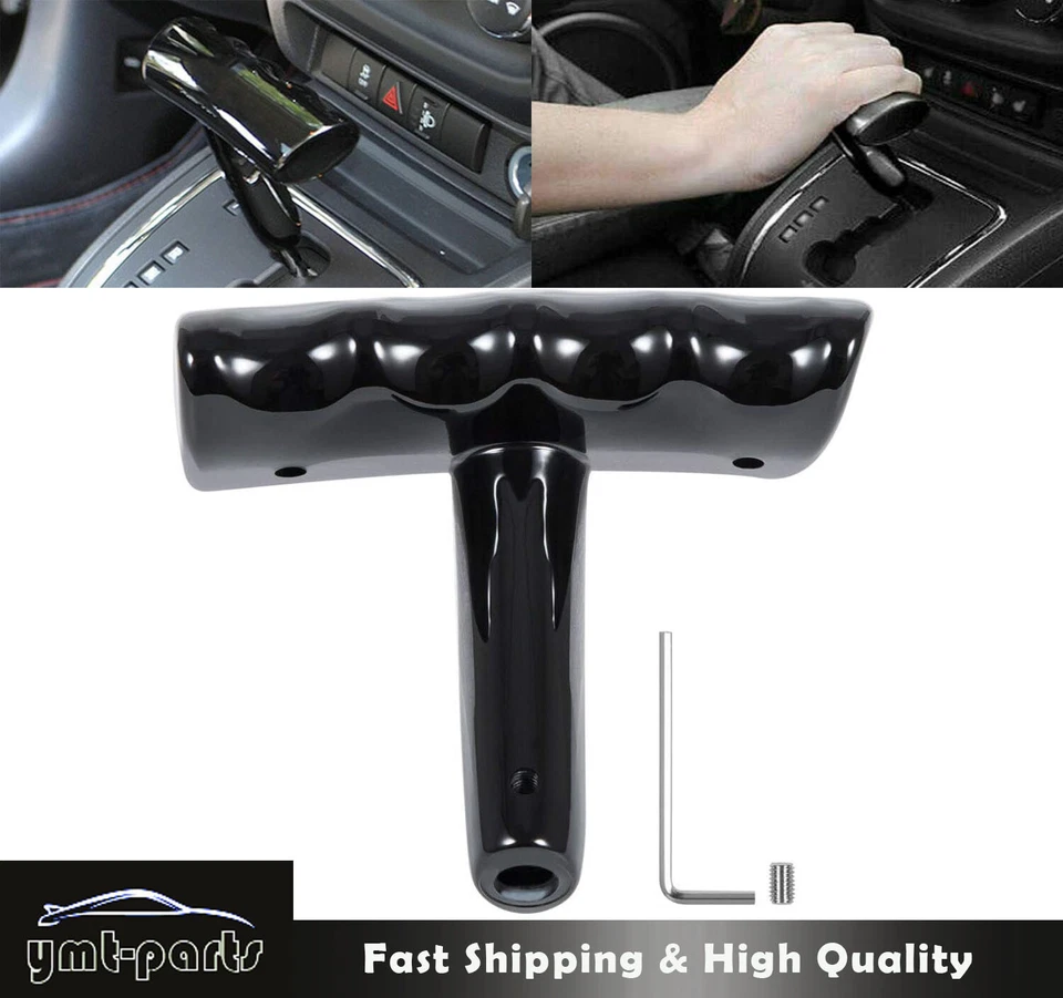Manija en T perilla de cambio manija palanca de cambios apta para Jeep Wrangler Dodge Charger Foto 1 de 4