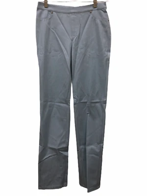 Pantalones H by Halston Regular Studio Elastizados Pierna Recta Claro Índigo Talla 0   Foto 1 de 2