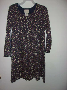 GIRLS  J KHAKI FLOWERED DRESS SIZE LARGE FALL WINTER BACK TO SCHOOL  - Picture 1 of 2