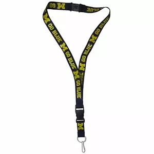 Michigan Wolverines 21" Lanyard Key Chain with Safety Release NCAA Licensed - Picture 1 of 3