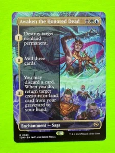 MTG Tarkir Dragonstorm - Awaken the Honored Dead - Non-Foil - Borderless - Bild 1 von 2