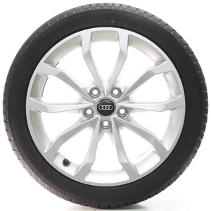 Audi A4 S4 8W Winterräder 10-Speichen V-Design Yokohama 225/45R18 8W0601025ED - Bild 1 von 7