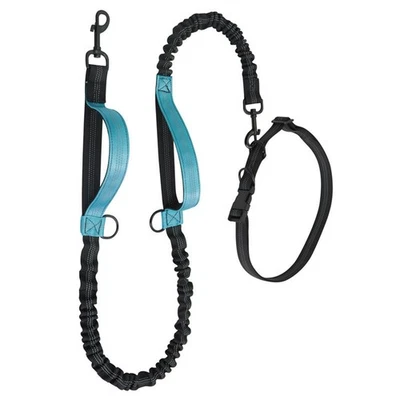 New Retractable Hands Free Dog Leash With Adjustable Waist Belt Pet Supplies - Image 1 of 4