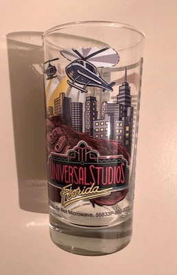 Universal Studios Florida Retro King King Kongfrontation 12oz Drinking Glass Cup - Image 1 of 4