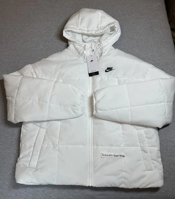 Nike Sportswear Classic Therma-Fit Puffer Jacket White FB7672-100 Women’s Large - Image 1 of 4