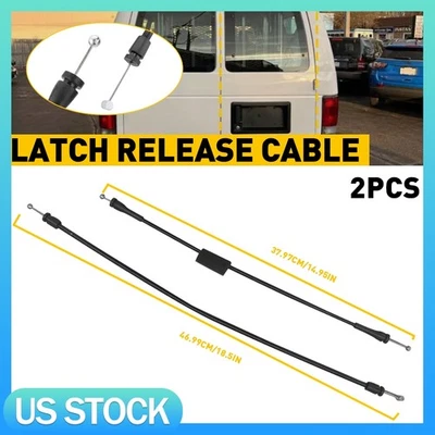 Cable de liberación de pestillo de puerta de carga trasera izquierda para Ford E150 E250 E350 E450 1992-2009 Foto 1 de 4