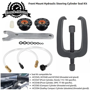 for Seastar Hydraulic Steering Cylinder Seal HS5157 + Bracket Puller + Bleed Kit - Bild 1 von 17