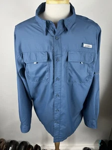 camicia outdoor habitat uomo taglia L manica lunga con bottoni - 1545 - Foto 1 di 5