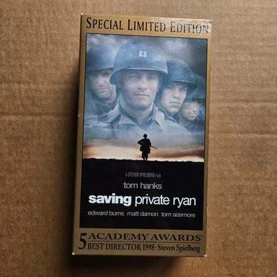 SAVING PRIVATE RYAN VHS Tom Hanks War Film Movie Academy Award - Image 1 of 4