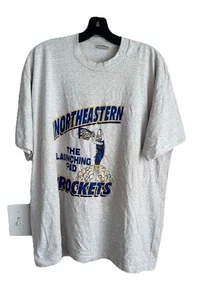 Vintage Northeastern Herren Basketball T-Shirt "the launching pad" Rockets - Bild 1 von 6