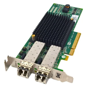 DELL Emulex LPE12002 8GB 2 Port PCIe Fibre Channel Karte mit GBic DP/N: 0R7WP7 - Bild 1 von 4