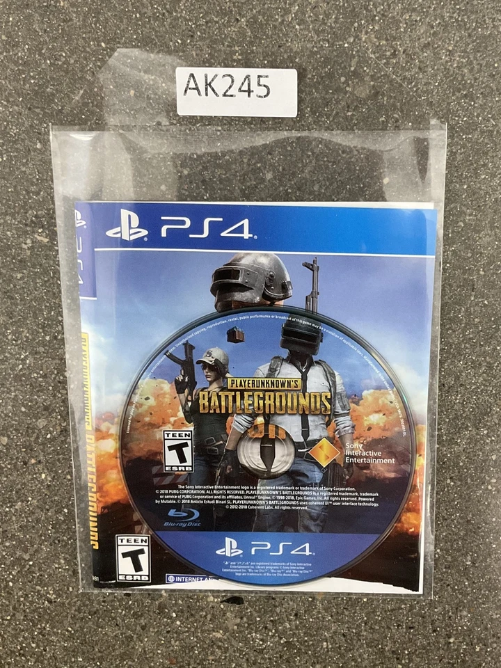 PlayerUnknown's Battlegrounds - Videojuego Sony PlayStation 4 sin estuche #AK245 Foto 1 de 1