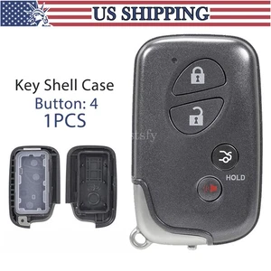 For Lexus GX IS250 ES350 GS350 LS460 4 Button Remote Key Shell Case Fob HYQ14AAB - Bild 1 von 10