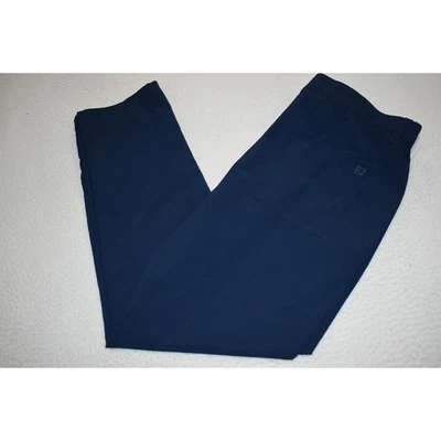 Footjoy Golf Pants Mens Size 34 x 30 Blue Performance Polyester Flat Front - Image 1 of 4