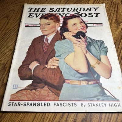 The Saturday Evening Post May 27, 1939 EX Condition - Image 1 of 4