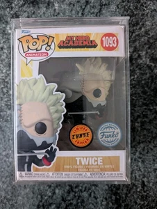 Funko Pop! Animación: My Hero Academia Twice Chase #1093 Estuche Rígido Paquete Cuidado - Imagen 1 de 8