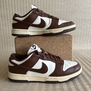 Nike Dunk Low Cacao Wow Shoes Womens Size 6.5 Brown White Leather DD1503-124 - Picture 1 of 20