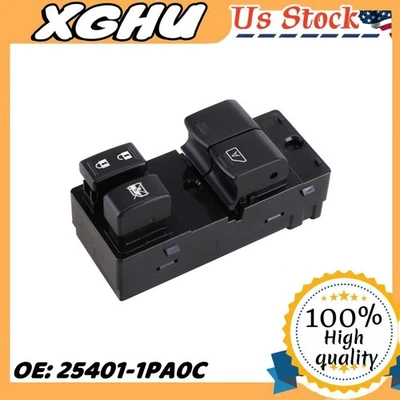 25401-1PA0C Power Windows Switch For Nissan NV1500 NV2500 NV3500 2012-2021 - Imagem 1 de 4