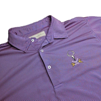 Donald Ross Golf Polo Shirt Men’s X-Large Tobacco Road Blue Red Striped  - Image 1 of 4