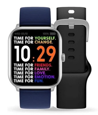 Ice-Watch 022252 Smartwatch silver black navy 1.0 Large Display Smart Uhr neu - Bild 1 von 3