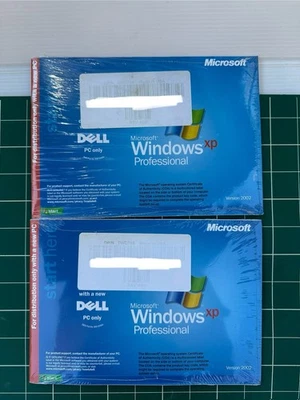 Lot Of 2 NEW Microsoft Windows XP Professional SP2 Version 2002 DELL PC 32-Bit - Image 1 of 4