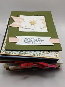 Handmade Greeting Cards YOU CHOOSE made with Stampin UP - Foto 1 di 66