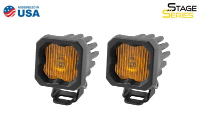 Stage Series C1 LED Pod Amarillo SAE/DOT Niebla Estándar ABL Par Diodo Dinámica Foto 1 de 4