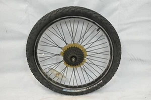 Rear 20" Recumbent Bike Wheel Freehub Kids Black OLW135 26mm 36S AV USA Charity! - Picture 1 of 9