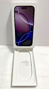 Apple iPhone 16 Pro Max 256 GB Black Titanium - Empty Box ONLY - Picture 1 of 8