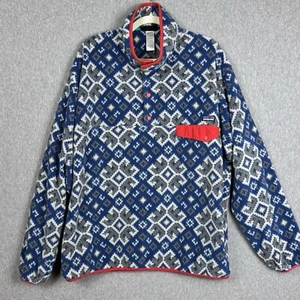 Chaqueta Patagonia Para Hombres XL Extra Grande Azul Snap T Polar Suéter Azteca Invierno - Imagen 1 de 17