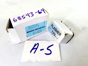 Harley Davidson 12V Flasher Midwest 17-125, 68543-64 - Imagen 1 de 2