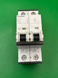 Siemens 5SY42 C8 8A Double Pole MCB - Picture 1 of 4