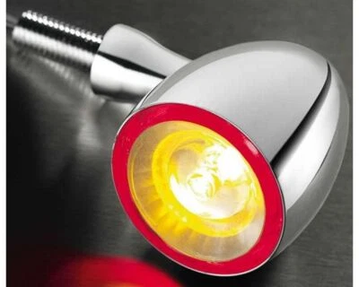 KELLERMANN Bullet 1000 DF chrom LED Blinker Rücklicht Bremslicht 3 in 1 180.100 - Bild 1 von 2