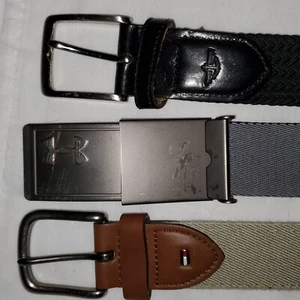 Tommy Hilfiger Under Armor Dockers Belt Size M Qty3 - Picture 1 of 4
