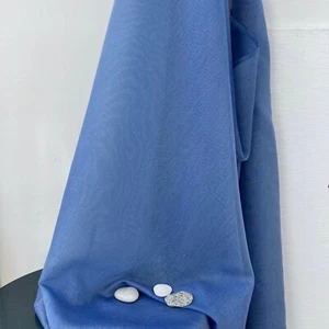 "stoffdesign!" SALE% SAHOA* Stoff Meterware Voile blau 3 Meter hoch Nya Nordiska - Bild 1 von 9