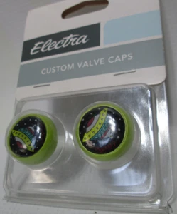 Neu Electra Bicycle Co. UFO Bubble VENTILKAPPEN NOS NEU 1 Paar Alien - Bild 1 von 3