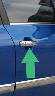 Chrome Door Handle Trim Set Covers To Fit Peugeot 307 2dr (2001-08) - Image 1 of 4