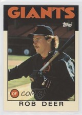 1986 Topps Collector's Edition (Tiffany) Rob Deer #249