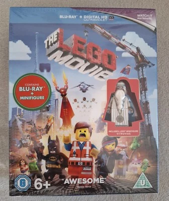The Lego Movie Blu-ray - Including Vitruvius Minifigure - NEW & SEALED  - Image 1 of 4