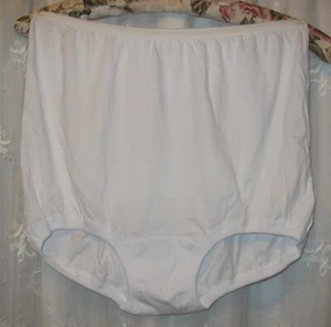 NEU GRÖSSE 12 THE VERMONT COUNTRY STORE GRANNY WEISS BAUMWOLLE SLIP HÖSCHEN - Bild 1 von 4