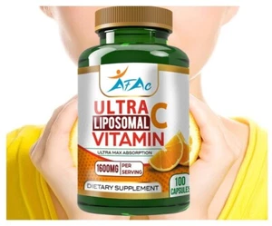 Vitamin C 1600 mg Support the Immune System 100 capsules Antioxidant vitaminaC - Picture 1 of 7