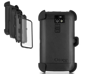 OtterBox DEFENDER Series Case w/ Holster for LG G2 (Non Verizon) - Black - Picture 1 of 3